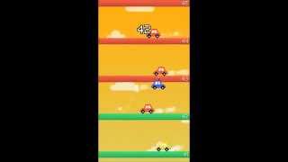 Jump Car  iPhone Gameplay  Score 67 [upl. by Dory]