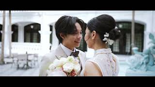 Wedding at Raffles Hotel Singapore 2024  Dion amp Ariel [upl. by Cynarra]