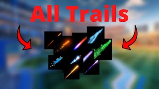 All Rocket League Trails With Names [upl. by Wildee]