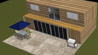 Shipping container house design project 2 [upl. by Tarkany343]