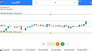 531 USD Sl Hit In Gold Trading On Metatrader 5 [upl. by Anerahs]