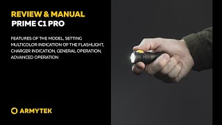 Review amp Manual Armytek Prime C1 Pro [upl. by Nnhoj]