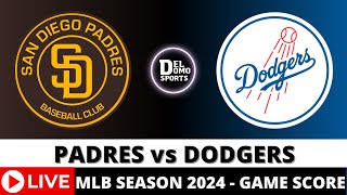 SAN DIEGO PADRES VS LOS ANGELES DODGERS LIVE ⚾️ MLB Game Score Radio PlaybyPlay SEP 26 2024 [upl. by Onitnerolf]