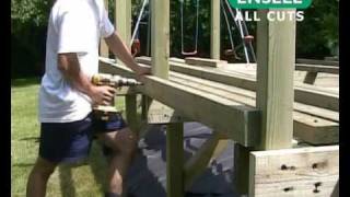 How to Build a Deck Part 05 Subframe Cont How to Build a Timber Garden Deck with QDeck Products [upl. by Falkner]