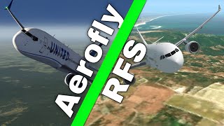 Aerofly FS Global vs RFS Real Flight Simulator [upl. by Ibrek]