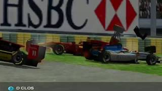 GP4 Crash Compilation  GP2 2011 mod [upl. by Leachim847]