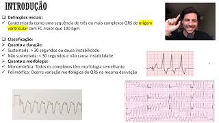 Curso Simplificado de ECG Taquicardia Ventricular critérios de Brugada Santos Pava aula 10 [upl. by Enelrak]