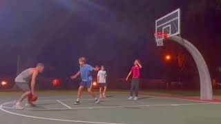 Highlights 2v2 basketball Palm Coast Florida Uncle Hungry full screen no music [upl. by Ordnassela894]