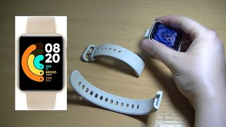 CÓMO CAMBIAR LAS CORREAS DEL XIAOMI MI WATCH LITE TE ENSEÑO A QUITARLA Y PONERLA [upl. by Kreager]