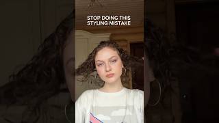 THIS STYLING MISTAKE STOPS YOU FROM GETTING DEFINED CURLS curlyhair [upl. by Meijer]