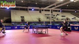 Table Tennis  Vladimir Sidorenko Vs Tobias Hippler  Private Recording [upl. by Maltzman776]