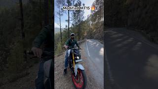 Modified MT15 🔥 mt15bs yamaha bikelover trendingsong shortsfeed youtubeshorts [upl. by Forsyth11]