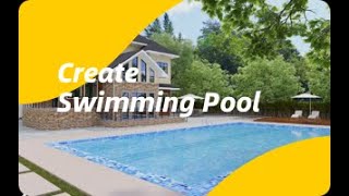 HomestylerHow to make an Outdoor Swimming Pool with Interior Modeling 20 [upl. by Liam]