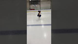 we’ve named it pretzel spin 😂🥨 figureskating edea axel iceskating skater olympics skating [upl. by Blayne808]