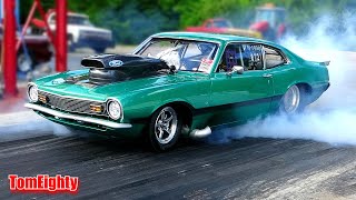 8 second Ford Maverick Drag Racing in the 14 mile Shorts [upl. by Kandy22]