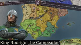 Can I get quotMio Cidquot and quotLegacy of the Campeadoresquot IN ONE LIFE as EL Cid in CK3 [upl. by Juxon]