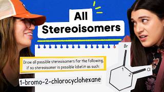 Drawing All Possible Stereoisomers For 1bromo2chlorocyclohexane [upl. by Tezzil846]