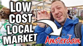 Low Cost Market in Amsterdam Dappermarkt Live Tour [upl. by Kenon955]