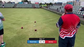 European Championships Session 7 Gents Singles  Jersey vs Guernsey [upl. by Nunnery120]