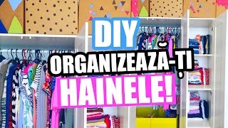 DIY CUM SA ORGANIZEZI UN DULAP MIC  CURATENIA DE PRIMAVARA 👗🌷 [upl. by Story]