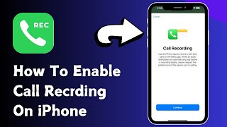 iOS 18 Enable Call Recording On iPhone  Record Calls In iPhone  Call Recording On iOS 18 Feature [upl. by Oicatsana386]