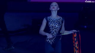 Viktoriia ONOPRIIENKO UKR Ribbon  Euskalgym 2024 [upl. by Derinna]