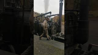 Replica of Wylam Collierys quotPuffing Billyquot Locomotuve at Beamish Museum beamish train steam [upl. by Oibirot]