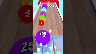 2048 Balls Run Challenge Game  Ball Run 2048 Color Race  100 Level Gameplay android ios shorts [upl. by Aisirtap662]