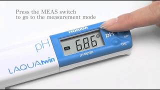 LAQUAtwin pH meter  Calibration [upl. by Innoc]