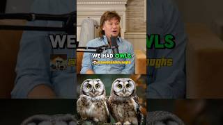 Theo Von tells Brooks and Dunn that he ALLEGEDLY ate an OWL theovon thispastweekend comedy [upl. by Naginnarb]