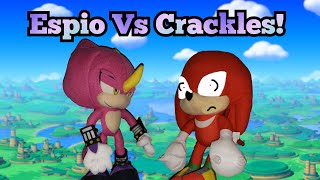 Sonic Plush Espio VS Crackles 💜💥❤ [upl. by Fenella]