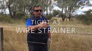 How to Use a Wire Strainer  Fencing Made Easy [upl. by Annamaria597]