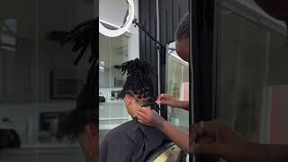 Woman barber does Bald to Full head of loc transformation 😳 [upl. by Narine]