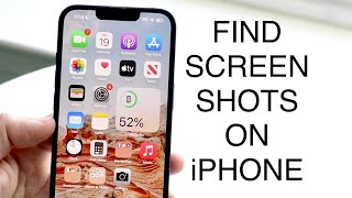 How To Find Screenshots On iPhone 2023 [upl. by Earehc]