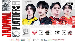 🔴 LIVE  MPL ID S14  Playoffs Hari 1  Bahasa Indonesia [upl. by Wylde]