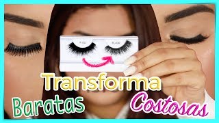 TRUCO para Transforma Tus pestañas Postizas de 1 a unas SUPER COSTOSAS Facil paso a paso [upl. by Aleahpar704]