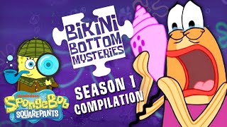 Bikini Bottom Mysteries for 108 Minutes 🧐  Season 1 Compilation  SpongeBob [upl. by Pengelly]