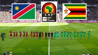 Namibia vs Zimbabwe  AFRICA CUP OF NATIONS 2025 QUALIFICATION [upl. by Malina]