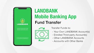 How to use the Fund Transfer feature of the new LANDBANK Mobile Banking App [upl. by Gillman]