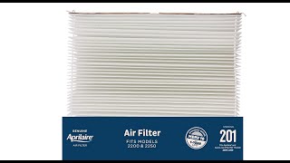 Aprilaire 201 Furnace filter replacement [upl. by Atiuqiram]