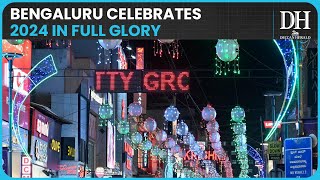 New Year’s Eve in Bengaluru  Citizens celebrate amid heightened security at MG Road Brigade Road [upl. by Alcot]