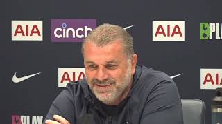 FULL PREMATCH PRESS CONFERENCE Including Embargoed Section Ange Postecoglou Tottenham v Burnley [upl. by Meingolda]