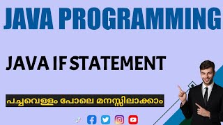 Java If statementcontrol structurejava programmingmalayalam Tutorial [upl. by Nylarahs]