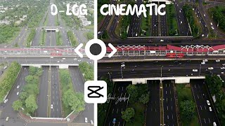 DJI Drone D log Color Grading Tutorial  Capcut color Grading Tutorial [upl. by Cottrell680]