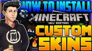 How to Install Custom Skins on Minecraft Wii U Using PCK Studio Perma v2 [upl. by Bust]