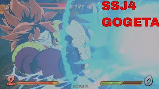 SSJ4 GOGETA INSANE ULTRA BIG BANG KAMEHAMEHA DRAGONBALL FIGHTERZ RANKED MATCHES [upl. by Bob]