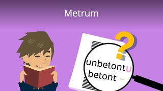 Metrum bestimmen  einfach erklärt [upl. by Adorl661]