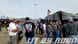 Austin Prock Top Fuel Dragster Warmup In N Out Burger NHRA Finals In N Out Burger Pomona Dragstrip [upl. by Brandenburg]