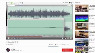 Hiresolution audio VS CDFlac [upl. by Ahseiyk495]