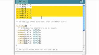 Basic LED Matrix with Arduino [upl. by Imogen]